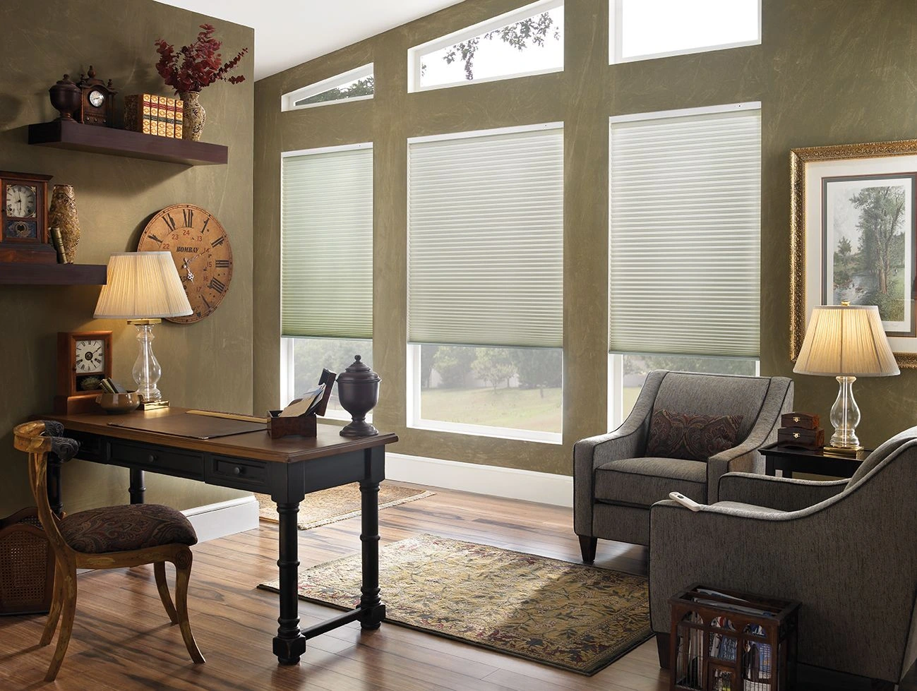 Blinds by Vertican cellular supplier example. Exact fabric and operating configuration are specified separately.