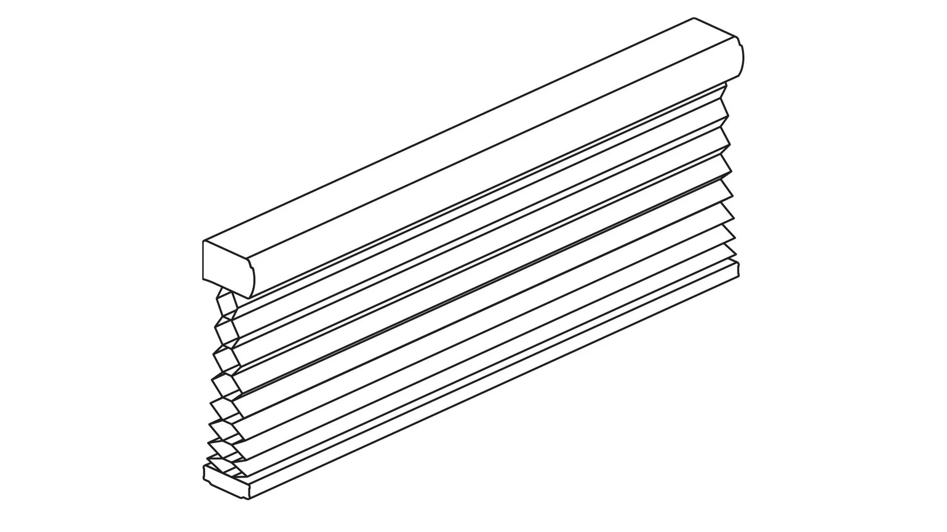 Manufacturer illustration of Elite cellular fabric construction.