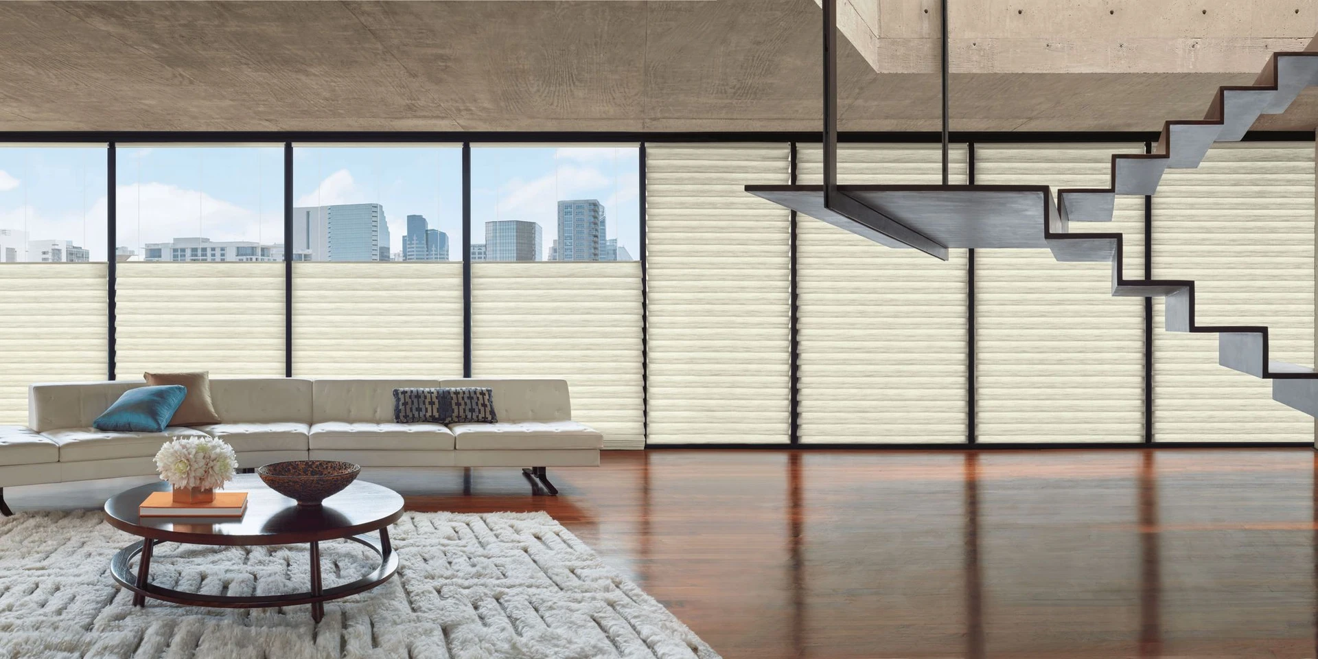 Hunter Douglas Skyline Panel-Track Blinds supplier example
