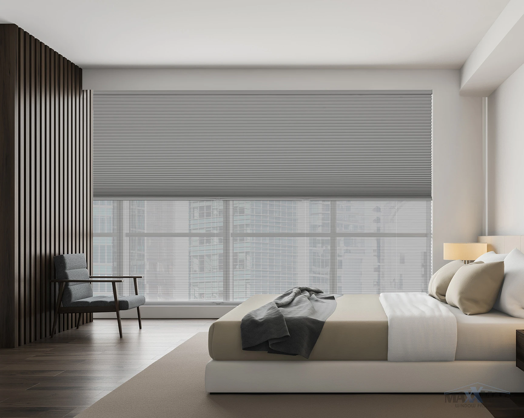 Maxxmar Cellular Shades: window-covering example.